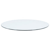 Best Furniture Outlet - Coaster - 48-inch 10mm Round Clear Tempered Glass Top - CP48RD-10